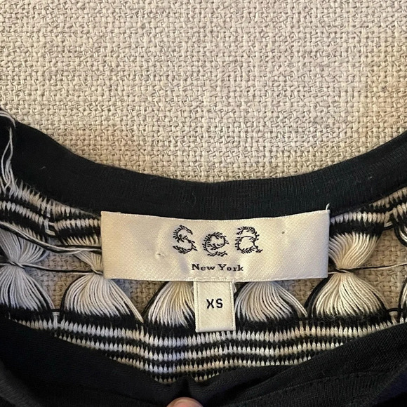 Sea New York Embroidery Crew Neck Shirt Navy size XL - Picture 7 of 8